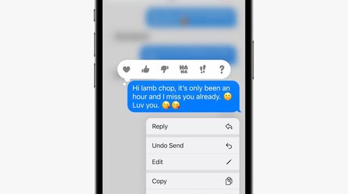 El botón de editar (y de eliminar) llega a iMessage